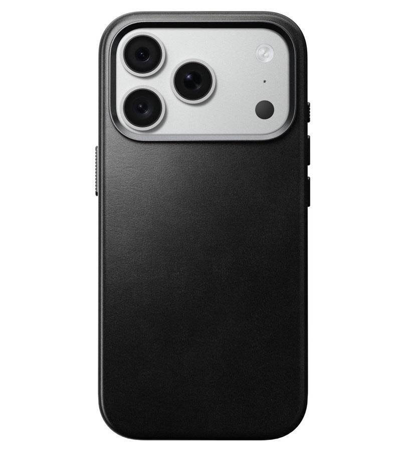 Magsafe Калъф за iPhone 18 Pro/ 17 Pro, Nomad Traditional Leather Case, Черен (2)