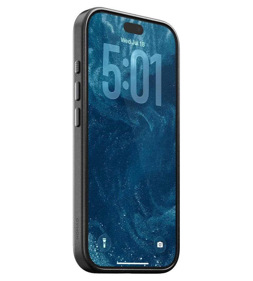 Magsafe Калъф за iPhone 18 Pro/ 17 Pro, Nomad Traditional Leather Case, Черен (6)