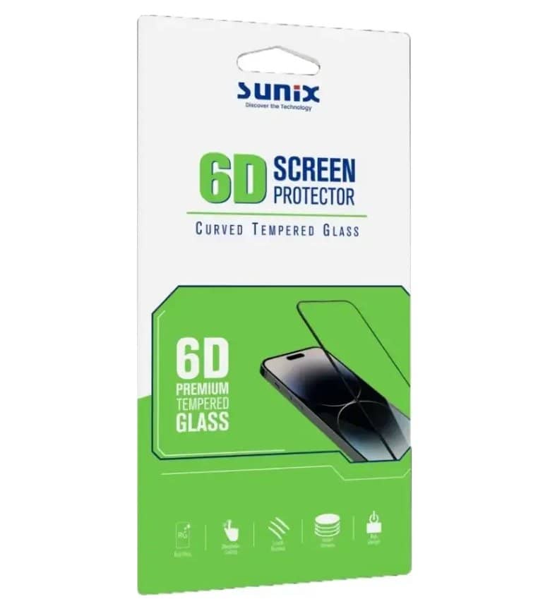 Тънък Стъклен Протектор за iPhone 11 Pro/ XS/ X, Sunix 6D Thin Glass, Прозрачен