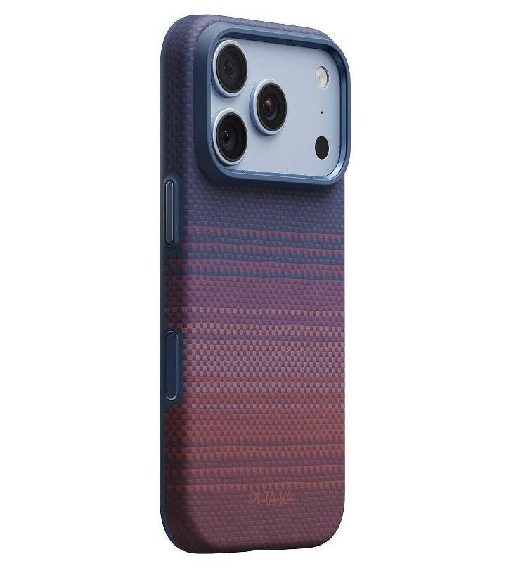 MagSafe Калъф за iPhone 18 Pro Max/ 17 Pro Max, Pitaka Summa Case Moonrise2.0 1001 Nights Twilight, Лилав