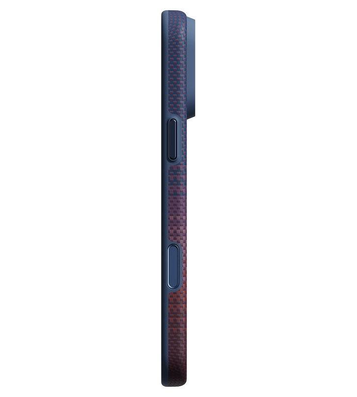 MagSafe Калъф за iPhone 18 Pro/ 17 Pro, Pitaka Summa Case Moonrise2.0 1001 Nights Twilight, Лилав (6)