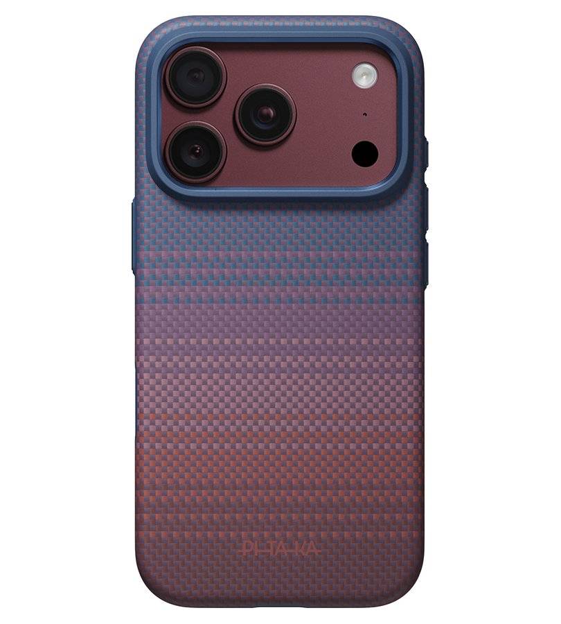 MagSafe Калъф за iPhone 18 Pro Max/ 17 Pro Max, Pitaka Summa Case Moonrise2.0 1001 Nights Twilight, Лилав (4)