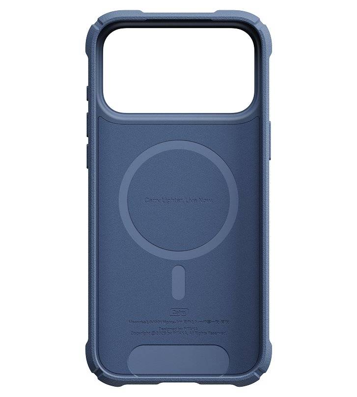 MagSafe Калъф за iPhone 18 Pro Max/ 17 Pro Max, Pitaka Cairn Case Moonrise2.0 1001 Nights Midnight, Син (2)