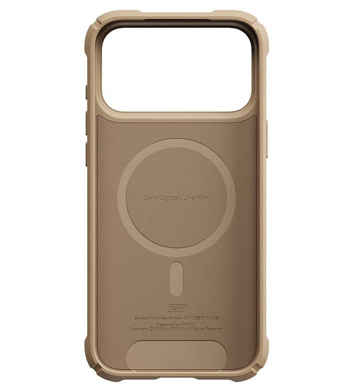 MagSafe Калъф за iPhone 18 Pro/ 17 Pro, Pitaka Cairn Case Sunset, Кафяв (2)