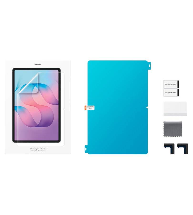 Протектор за Samsung Tab S12 Plus 12.4", Anti-Reflecting Film Glass EF-UX840CTEGWW, Прозрачен (4)