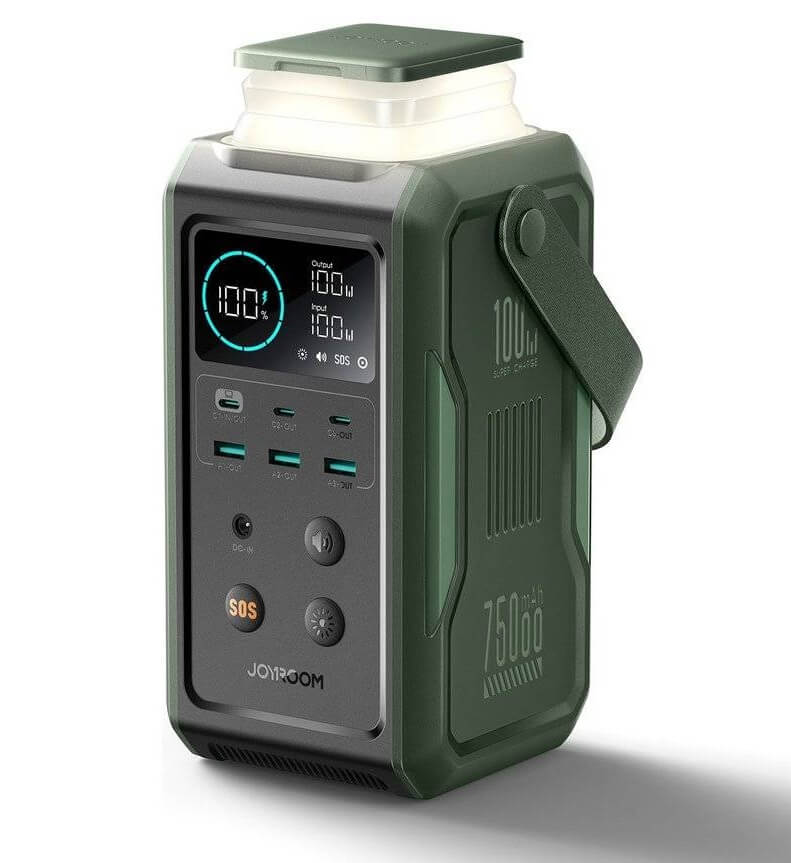 Външна Батерия, Joyroom JR-PBF10 100W PD/QC3.0 75000 mAh, Зелен