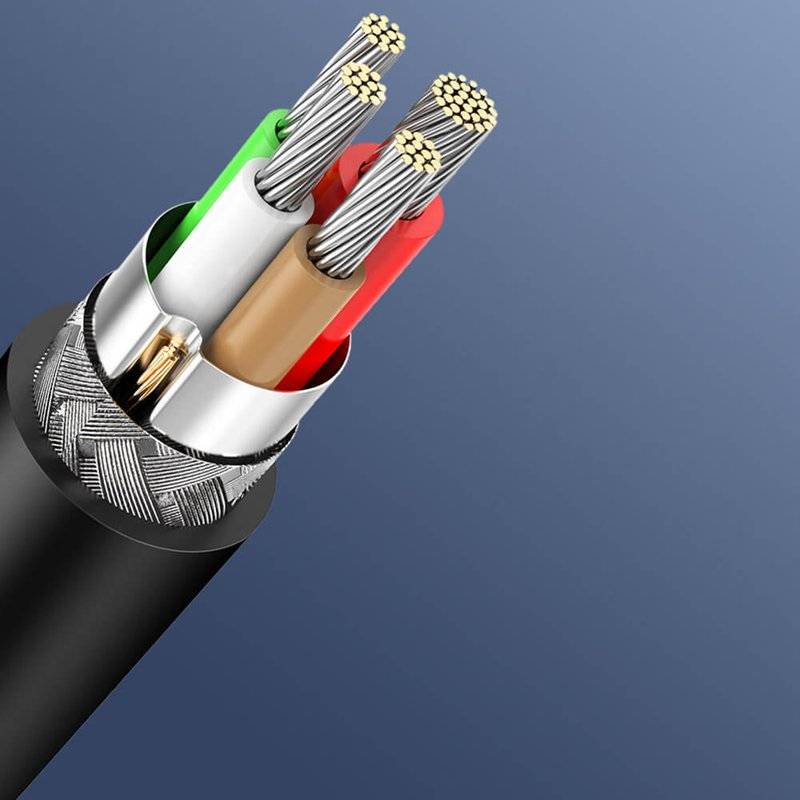 Къс Кабел USB-C to USB-C за Външна Батерия, Ugreen US286 60W 0.5m, Черен (6)