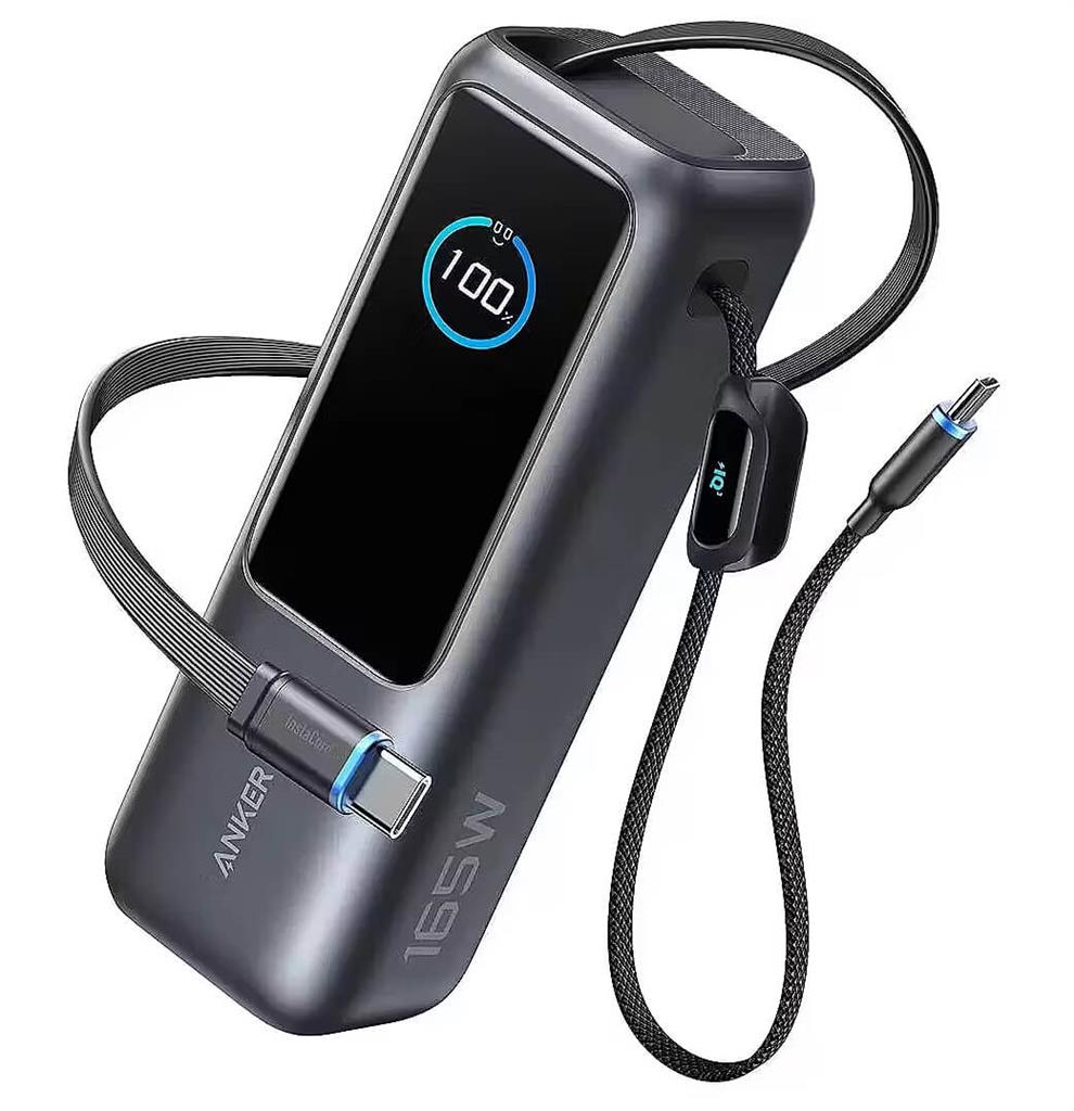 Външна батерия, Anker Laptop Power Bank 25000 mAh 165W, Сив (2)