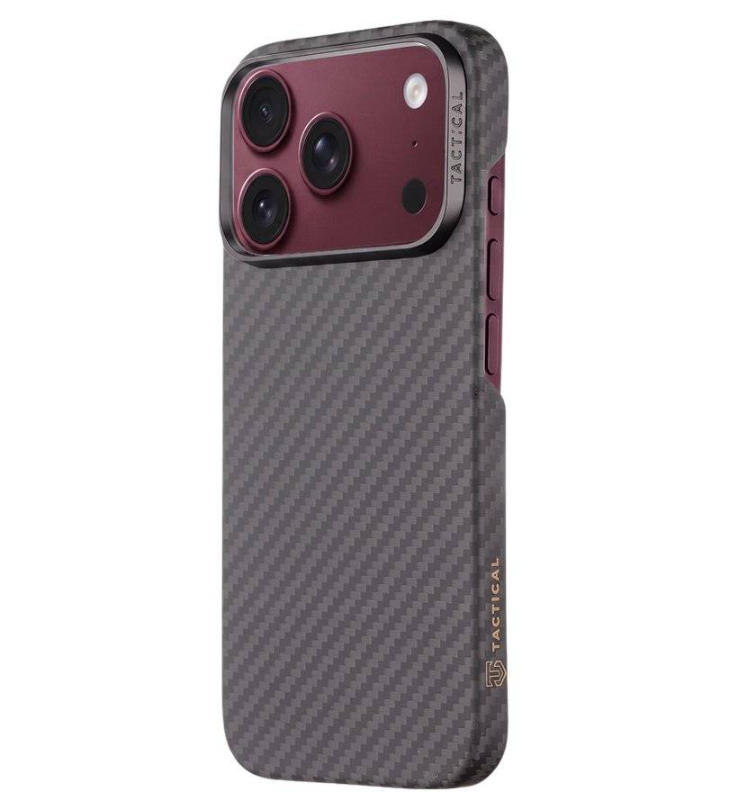 Magsafe Калъф за iPhone 18 Pro/ 17 Pro, Tactical MagForce Aramid Case, Черен