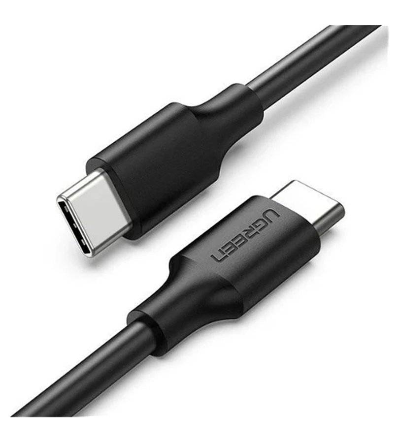 Къс Кабел USB-C to USB-C за Външна Батерия, Ugreen US286 60W 0.5m, Черен