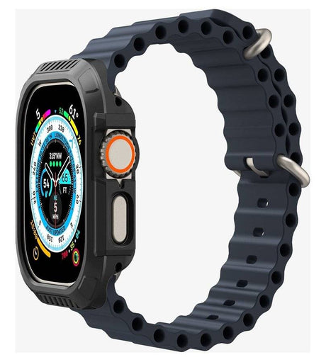 Калъф за Apple Watch Ultra 4/ 3/ 2/ 1 49mm, Spigen Lock Fit Case, Черен (7)