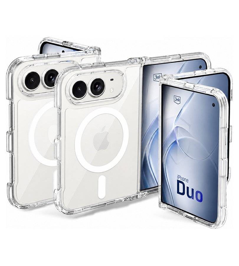 Magsafe Калъф за iPhone Duo, 3MK Armor Mag Case, Прозрачен (5)