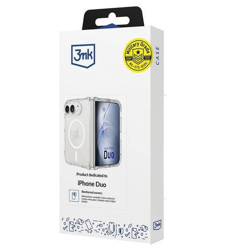 Magsafe Калъф за iPhone Duo, 3MK Armor Mag Case, Прозрачен (7)
