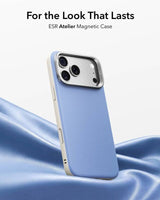 Magsafe Калъф за iPhone 18 Pro/ 17 Pro, ESR Atelier Kickstand Mag Case, Син (2)