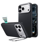 Magsafe Калъф за iPhone 18 Pro/ 17 Pro, ESR Atelier Kickstand Mag Case, Черен