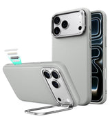 Magsafe Калъф за iPhone 18 Pro/ 17 Pro, ESR Atelier Kickstand Mag Case, Сив