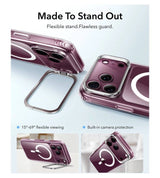 Magsafe Калъф за iPhone 18 Pro/ 17 Pro, ESR Classic Hybrid Kickstand Mag Case, Прозрачен (5)
