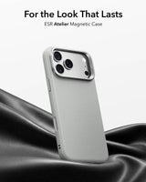Magsafe Калъф за iPhone 18 Pro Max/ 17 Pro Max, ESR Atelier Kickstand Mag Case, Сив (2)