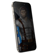 Затъмняващ Стъклен Протектор за iPhone Air, Blueo Privacy 2.5D Glass, Черен (2)