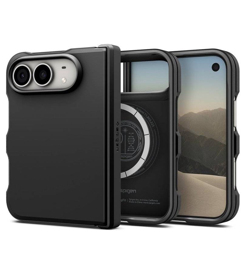 Magsafe Калъф за Samsung Z Fold 8 Ultra, Spigen Tough Armor Pro Mag Fit Case, Черен (2)
