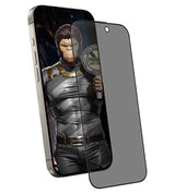 Затъмняващ Стъклен Протектор за iPhone Air, Blueo Privacy 2.5D Glass, Черен (3)