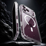 Magsafe Блестящ Калъф за iPhone 18 Pro/ 17 Pro, ESR Classic Hybrid Clear Shimmer Mag Case, Прозрачен (2)