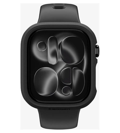 Калъф за Apple Watch 12 42mm, Spigen Thin Fit Case, Черен (2)