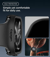 Калъф за Apple Watch 12 42mm, Spigen Thin Fit Case, Черен (6)