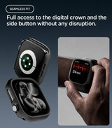 Калъф за Apple Watch 12 42mm, Spigen Thin Fit Case, Черен (8)