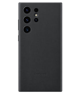 Оригинален Кожен Калъф за Samsung S23 Ultra, Leather Cover Case EF-VS918LBEGWW, Черен