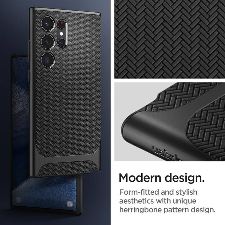 Противоударен Калъф за Samsung S23 Ultra, Spigen Neo Hybrid Case, Черен (9)
