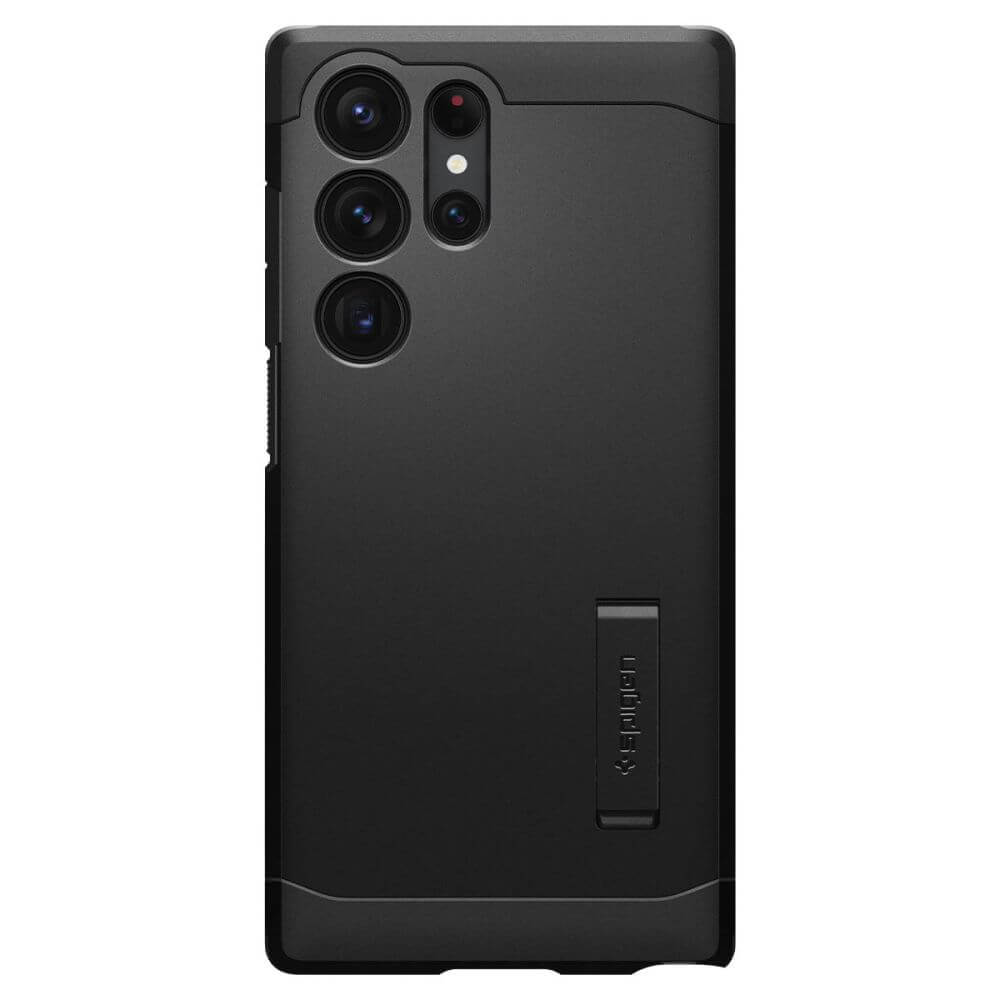 Противоударен Хибриден Калъф за Samsung S23 Ultra, Spigen Tough Armor Case, Черен (3)