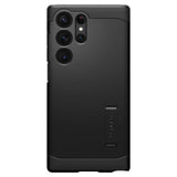 Противоударен Хибриден Калъф за Samsung S23 Ultra, Spigen Tough Armor Case, Черен (3)