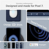Противоударен Калъф за Google Pixel 7, Spigen Liquid Air Case, Син (8)