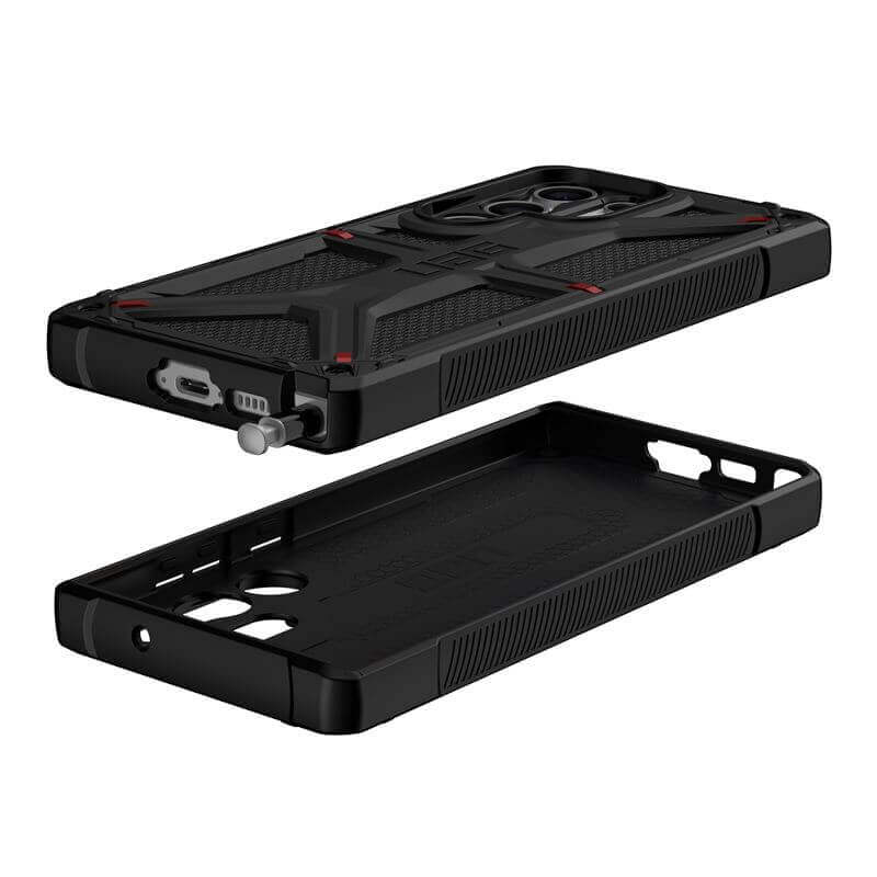 Противоударен Калъф за Samsung S23 Ultra, UAG Monarch Kevlar Case, Черен (3)