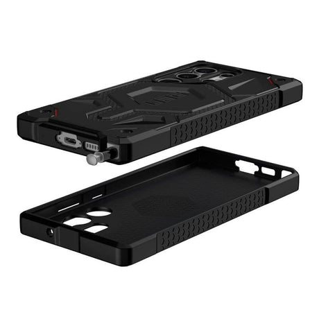 Magsafe Противоударен Калъф за Samsung S23 Ultra, UAG Monarch Pro Kevlar Case, Черен (3)
