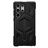 Magsafe Противоударен Калъф за Samsung S23 Ultra, UAG Monarch Pro Carbon Fiber Case, Черен
