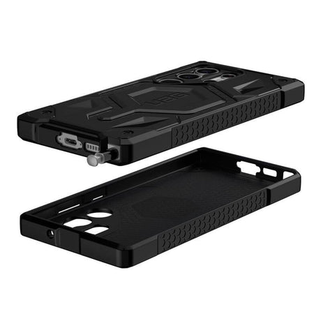 Magsafe Противоударен Калъф за Samsung S23 Ultra, UAG Monarch Pro Carbon Fiber Case, Черен (3)