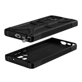 Противоударен Калъф за Samsung S23 Ultra, UAG Monarch Carbon Fiber Case, Черен (3)