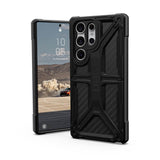 Противоударен Калъф за Samsung S23 Ultra, UAG Monarch Carbon Fiber Case, Черен (2)