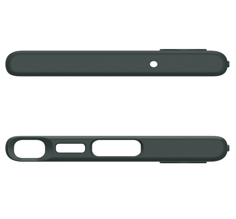 Противоударен Силиконов Калъф за Samsung S23 Ultra, Spigen Liquid Air Case, Зелен (6)
