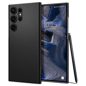 Тънък Калъф за Samsung S23 Ultra, Spigen Air Skin Case, Черен