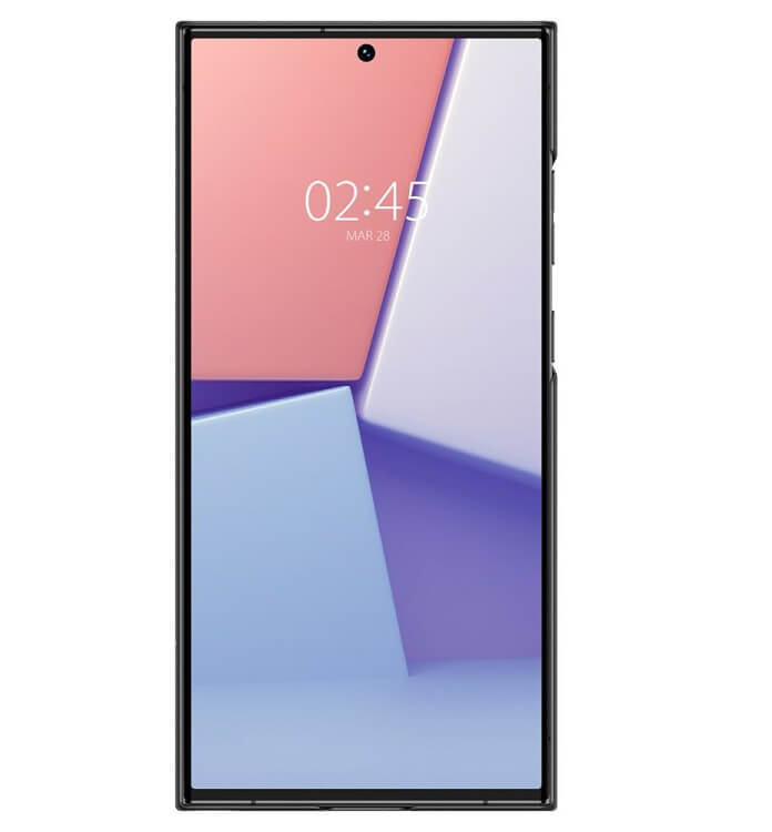 Тънък Калъф за Samsung S23 Ultra, Spigen Air Skin Case, Черен (4)