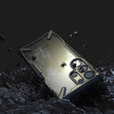 Противоударен Хибриден Калъф за Samsung S23 Ultra, Ringke Fusion X Case, Черен (5)