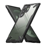 Противоударен Хибриден Калъф за Samsung S23 Ultra, Ringke Fusion X Case, Черен (2)