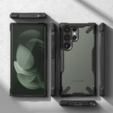 Противоударен Хибриден Калъф за Samsung S23 Ultra, Ringke Fusion X Case, Черен (3)