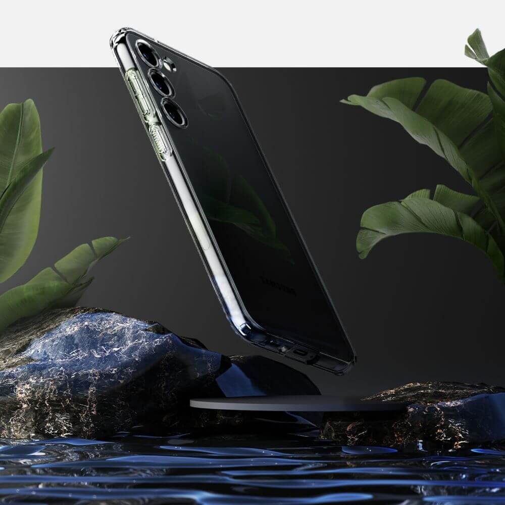 Противоударен Силиконов Калъф за Samsung S23 Plus, Spigen Liquid Crystal Case, Прозрачен (6)