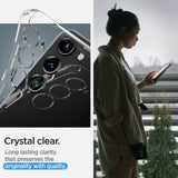 Противоударен Силиконов Калъф за Samsung S23 Plus, Spigen Liquid Crystal Case, Прозрачен (7)