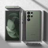 Противоударен Хибриден Калъф за Samsung S23 Ultra, Ringke Fusion Case, Прозрачен (5)