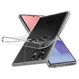 Противоударен Силиконов Калъф за Samsung S23 Ultra, Spigen Liquid Crystal Case, Прозрачен (4)